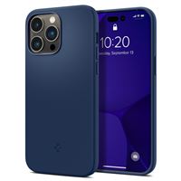 Spigen Silicone Fit Mag, navy - iPhone 14 Pro Max
